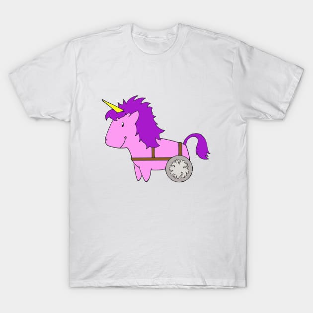 Unicorn Zippy T-Shirt by WatershipBound